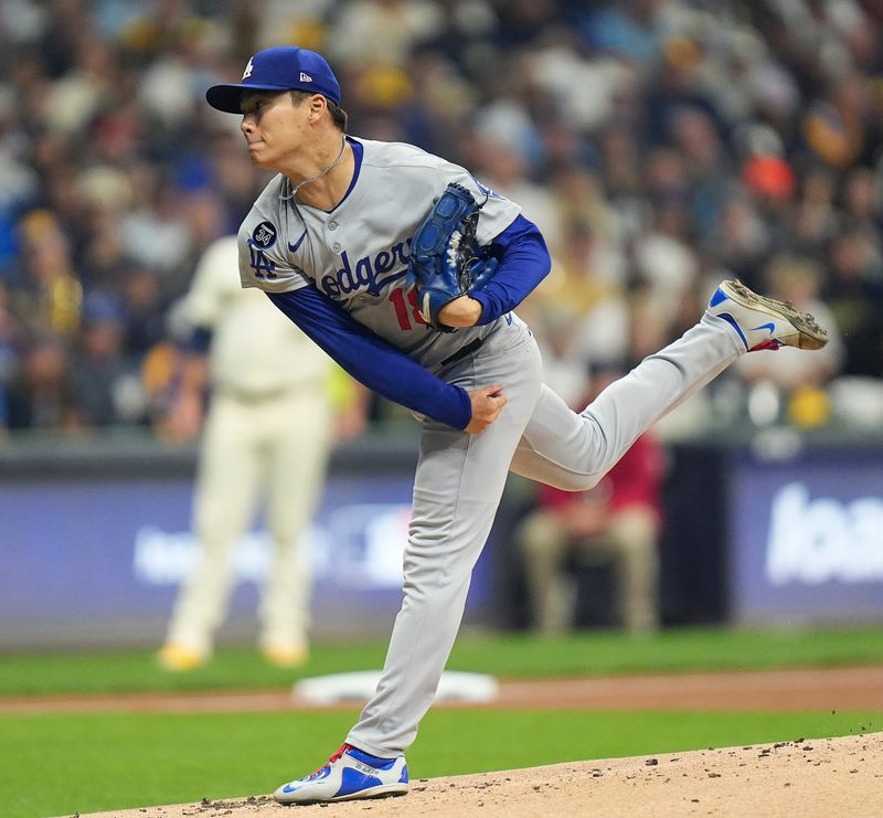 The Milwaukee Brewers will face Los Angeles Dodgers pitcher Yoshinobu Yamamoto to conclude the upcoming three-game series on Sunday, May 24. The last time the Brewers faced Yamamoto it was in Game 2 of the NLCS at American Family Field and it didn't go so well. Yamamoto pitched a complete game and scattered only three hits as the Dodgers won, 5-1, on their way to the series sweep.