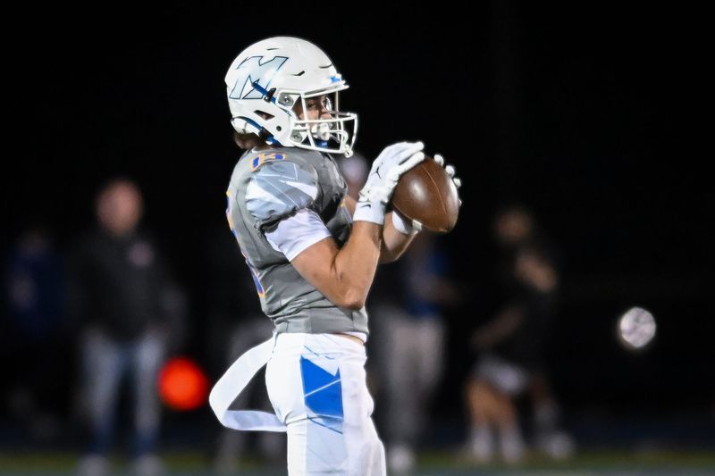 Max Baehman led Mukwonago in catches with 41 last season for 437 yards and seven touchdowns.