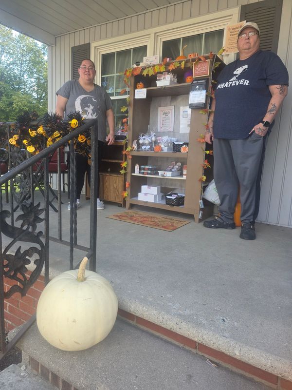 Kristi VandenBoomen, left, and Tresa Gilbert, spent years thinking of starting a porch bakery before opening On the Sweet Side, located at 1418 Emilie St. in Green Bay.