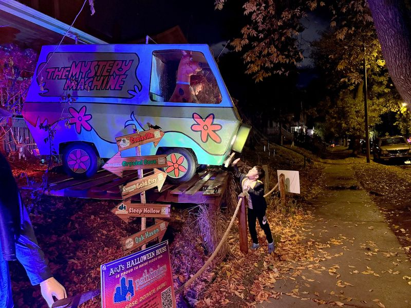 Halloween decorations at A&J’s Halloween House at 2943 S. Clement Ave. in Milwaukee on Oct. 21, 2025.