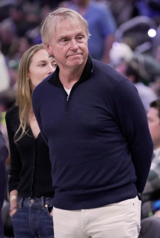 Milwaukee Bucks co-owner Wes Edens is shown before their game against the Washington Wizards Wednesday, October 22, 2025 at Fiserv Forum in Milwaukee, Wisconsin.