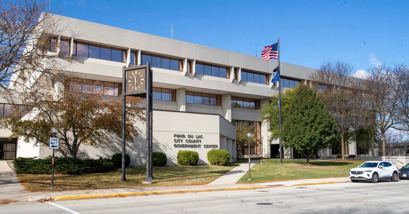 The Fond du Lac County City County Government Center as seen, Wednesday, October 28, 2025, in Fond du Lac, Wis.