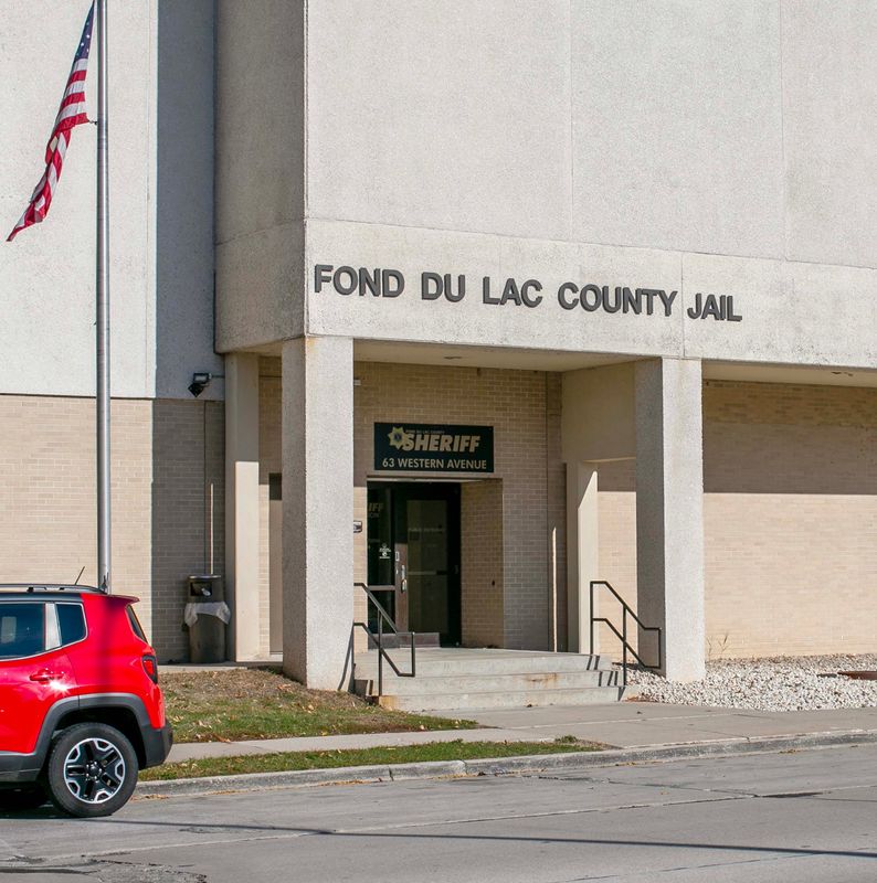 The Fond du Lac County Jail as seen, Wednesday, October 29, 2025, in Fond du Lac, Wis.