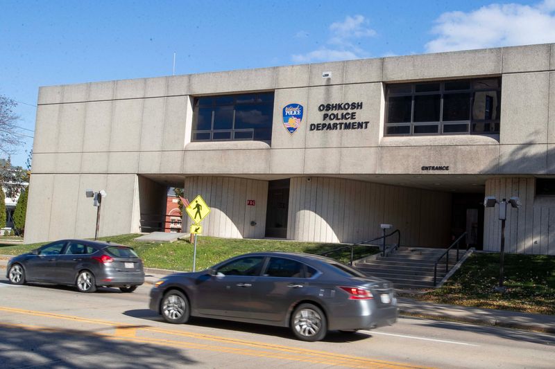 The Oshkosh Police Department building as seen, Wednesday, October 29, 2025, in Oshkosh, Wis.