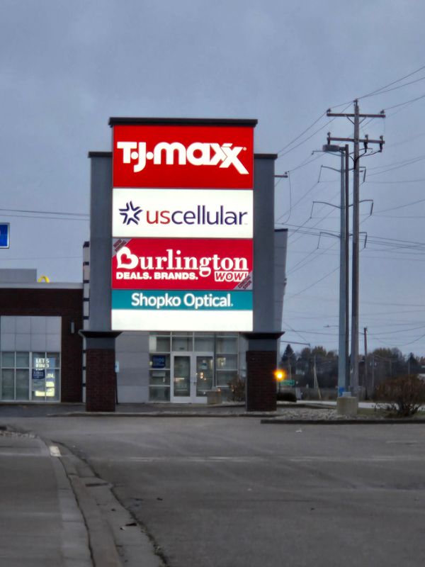 Burlington appears to be moving into Oshkosh's former Joann fabric and crafts store, as seen in November 2025.