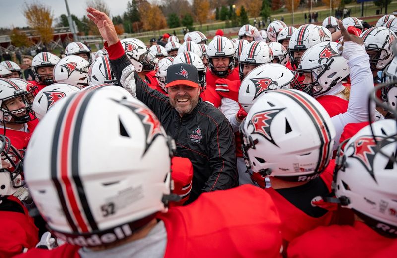 Matt Walker coached UW-River Falls to the NCAA Division III football championship in 2025.