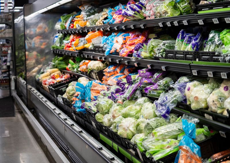 The produce aisle is seen at a Walmart Supercenter on W. Greenfield Ave. on Thursday November 20, 2025 in West Milwaukee, Wisconsin.