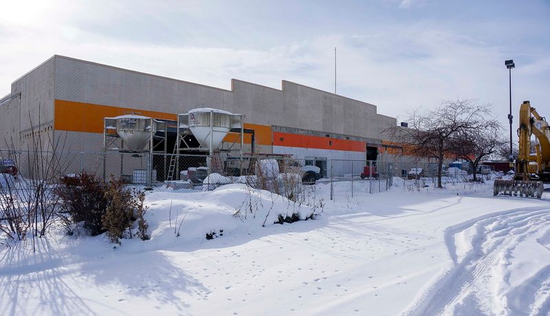 The former Home Depot building is being repurposed for new business as seen Monday, Dec. 15, 2025, in Fond du Lac, Wis.