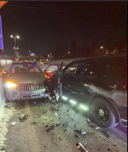 A suspected drunk driver drove the wrong way on Interstate 43 in Milwaukee in the early hours of New Year's Day. The driver was estimated to be going between 30 to 45 miles per hour and hit a sheriff's deputy.