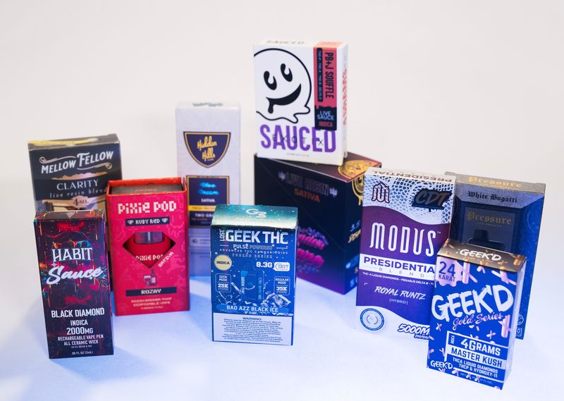 Photo of various vape products.





Shot for "High Stakes" project written by Gina Castro.