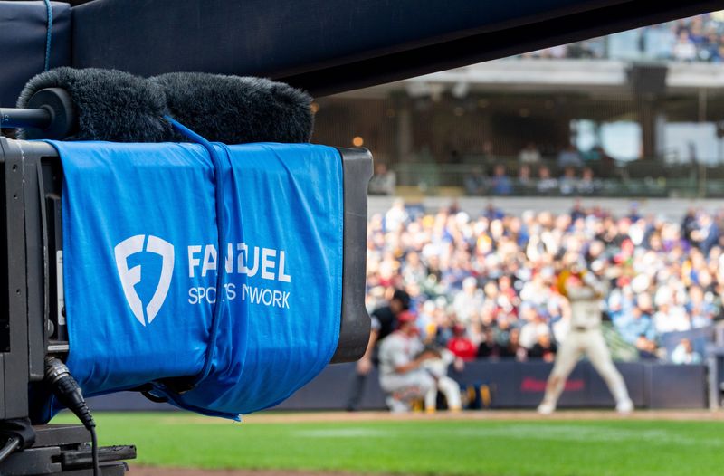 A FanDuel broadcasting camera is seen during a Milwaukee Brewers game on Thursday September 4, 2025 at American Family Field in Milwaukee, Wisconsin.