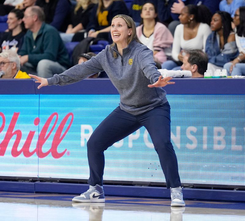 Cara Consuegra has been the women's basketball coach at Marquette since 2024.