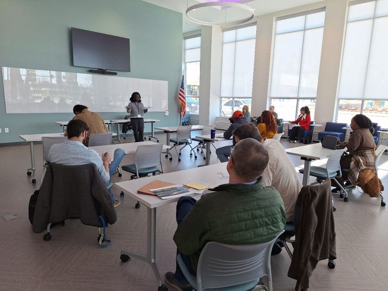 Attendance was lite a Department of City Development Feb. 19 information session on two parcels of land the city wants to redevelop in the Bronzeville area.