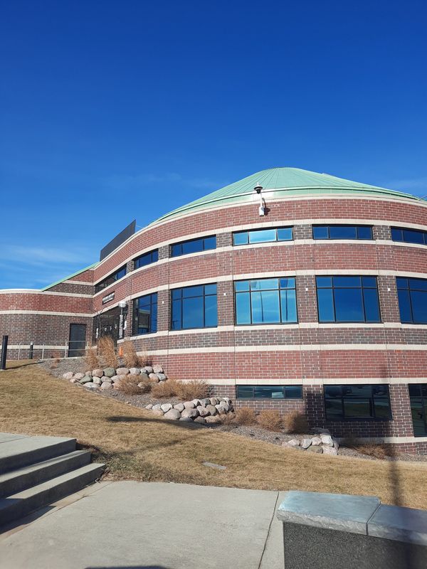 A photo of the Ozaukee County Courthouse, shot on March 2, 2026.
