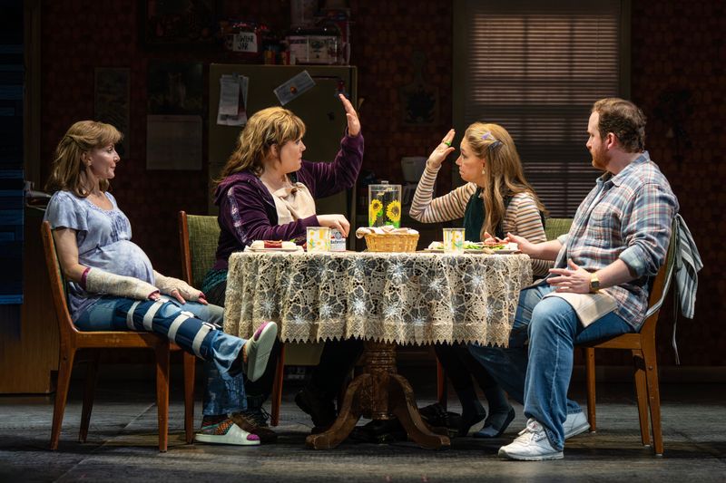 Laura Woyasz, Emily Koch, Ann Morrison & Jim Hogan in the National Tour of "Kimberly Akimbo."