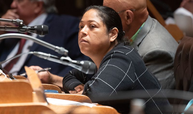 State Rep. Sylvia Ortiz-Velez, D-Milwaukee, listens during the Assembly's session Tuesday, June 22, 2021 at the Capitol in Madison, Wis.



MARK HOFFMAN/MILWAUKEE JOURNAL SENTINEL
