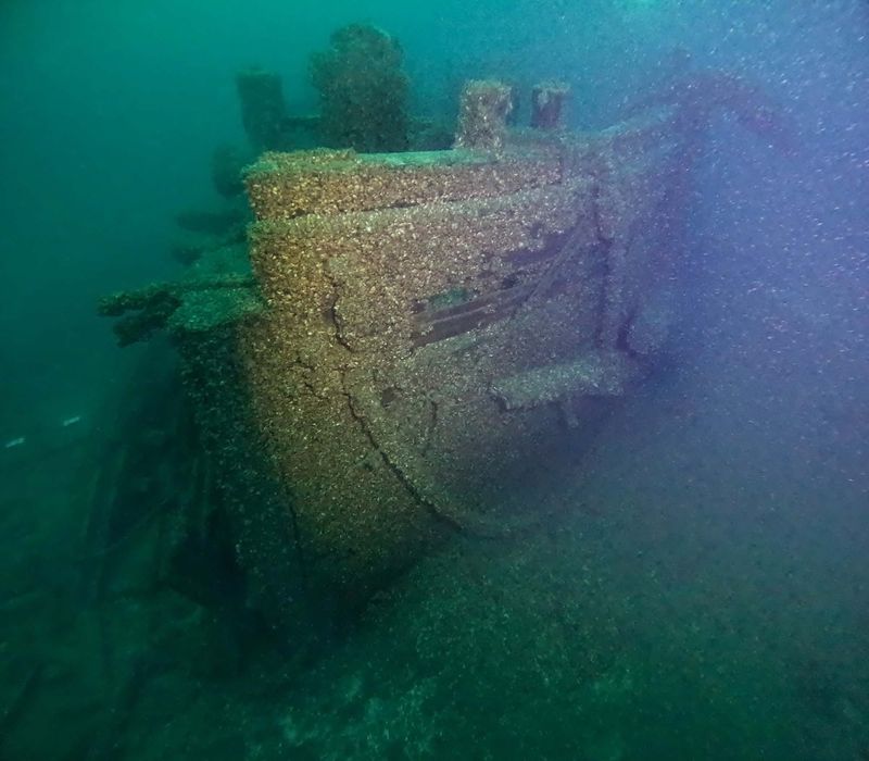 The very intact remains of the wreck of the F.J. King, a three-masted canal schooner that sank in Lake Michigan off Door County in 1886 and remained missing for almost 140 years, were placed July 29, 2026, on the National Register of Historic Places. Provided by Wisconsin Historical Society