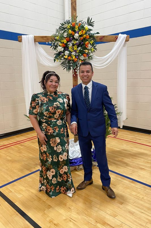 Elvira Benitez and husband Ricardo Chavez