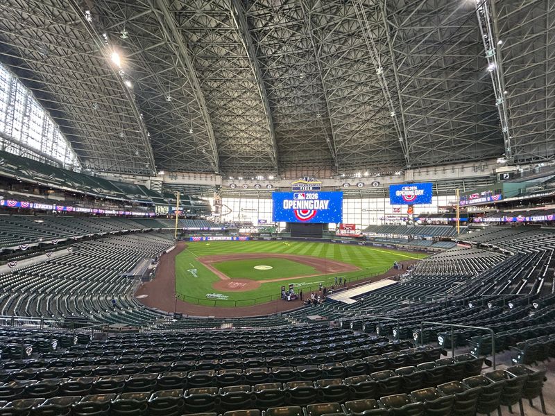 American Family Field before Opening Day on March 26, 2026.