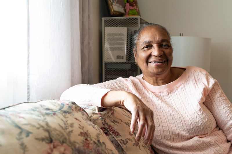 Metcalfe Park resident Ida Penix, 75, of Milwaukee, poses for a portrait on March 24, 2026, in Milwaukee, Wisconsin. - Angelica Edwards / The Milwaukee Journal Sentinel
