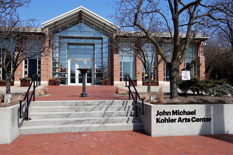 The exterior of the John Michael Kohler Arts Center in Sheboygan, Wis., as seen March 30, 2026.