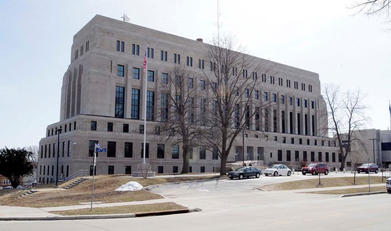 The Sheboygan County Courthouse as seen, Monday, March 30, 2026, in Sheboygan, Wis.