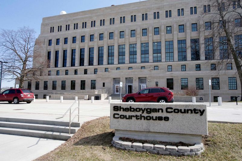 The Sheboygan County Courthouse as seen, Monday, March 30, 2026, in Sheboygan, Wis.