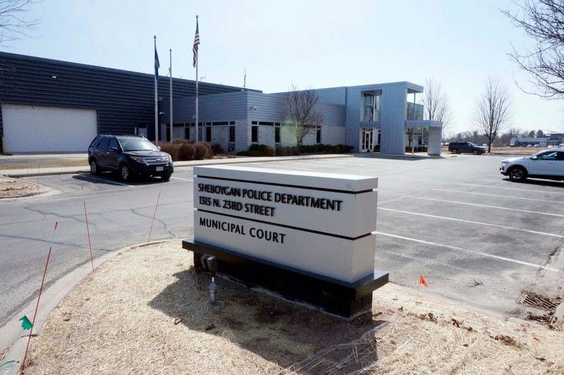 The Sheboygan Police Department building as seen, Monday, March 30, 2026, in Sheboygan, Wis.
