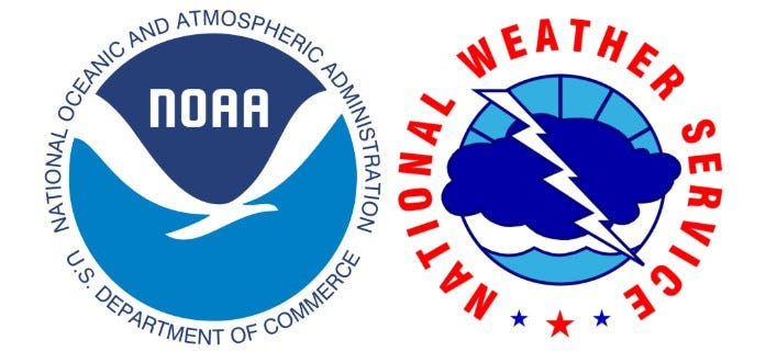 The National Oceanic and Atmospheric Administration's branches include the National Weather Service.