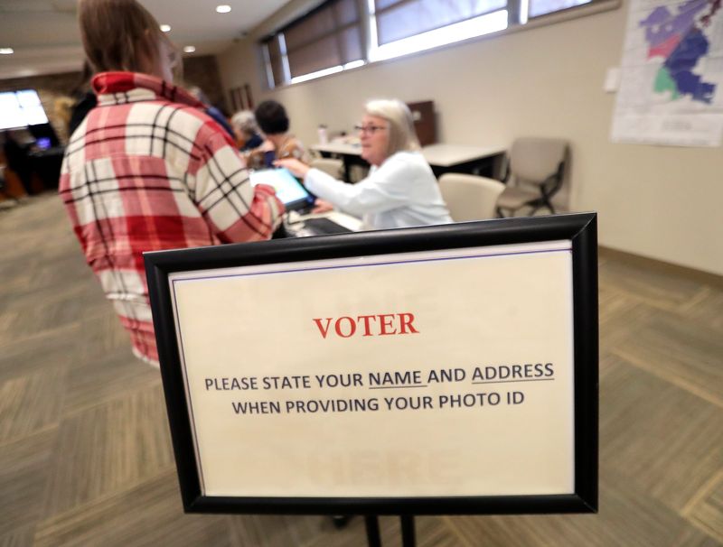 Voters head to the polls at City Hall on Tuesday, April 7, 2026 in Kaukauna, Wis. 
Wm. Glasheen USA TODAY NETWORK-Wisconsin