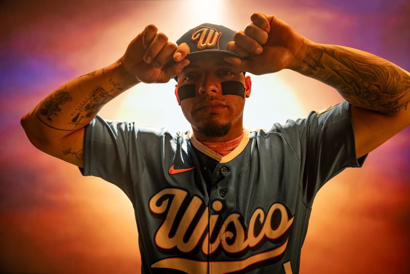 A look at the new Brewers City Connect uniforms, paying homage to the many traditions across the state of Wisconsin, debuting April 10, 2026.