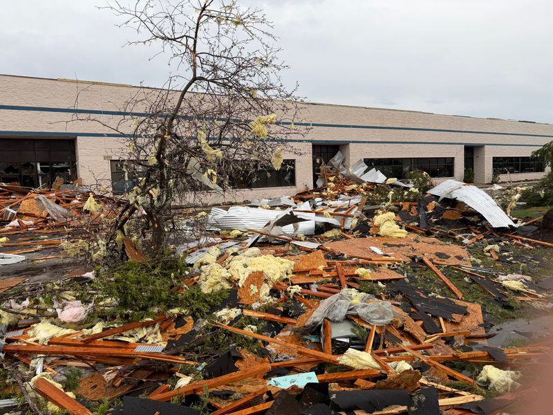 A multitenant building along Indian Grass Lane was heavily damaged by the April 14 tornado in the villages of Lisbon and Sussex. Officials with Waukesha County Emergency Management are still assessing the damage there and elsewhere in the county.