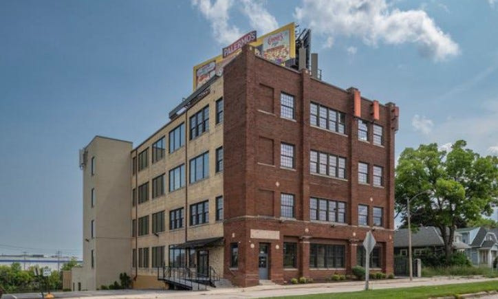 A historic industrial building, 2156 S. Fourth St., could be rezoned to attract new uses, such as offices and art studios.