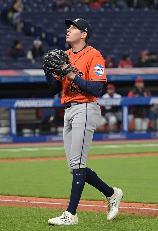Clear Fork grad AJ Blubaugh led his Houston Astros to Progressive Field to take on the Cleveland Guardians on Monday, April 20, 2026.