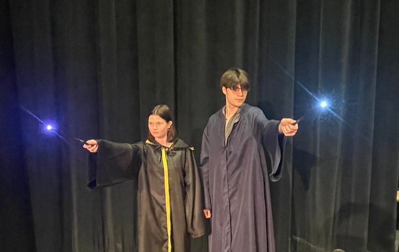Lily Goodwin and Max Lietzan will play the roles of Albus Potter and Harry Potter in Appleton North’s production of “Harry Potter and the Cursed Child,” set to open April 30 at the high school.