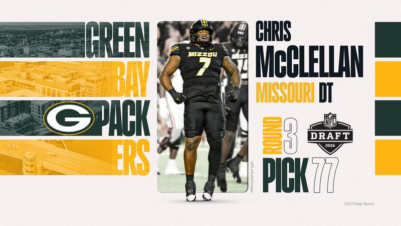 Chris McClellan, No. 77 overall