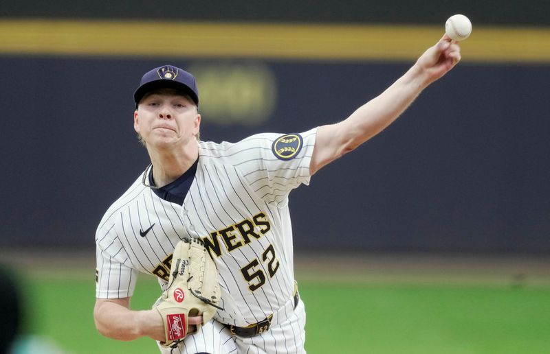 Brewers starting pitcher Kyle Harrison put together the best outing of his career against the Pirates as he allowed just one hit with one walk and 12 strikeouts in six innings of work Sunday, April 26 at American Family Field.



Mark Hoffman/Milwaukee Journal Sentinel