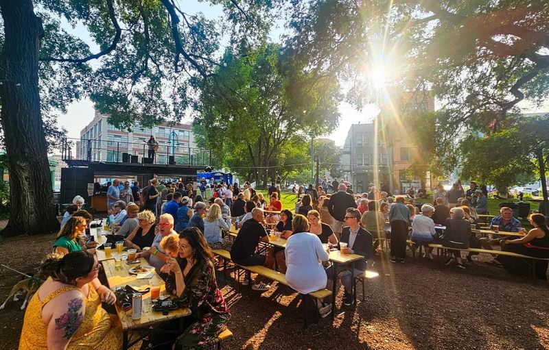 While the Third Ward Beer Garden, located in Catalano Square, has been hosting preseason pop-ups, it'll officially open for the season at 3 p.m. Friday, May 1, 2026.