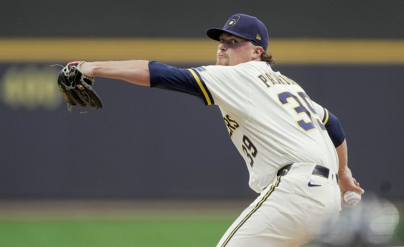 Despite a scare before the second inning, Chad Patrick picked up the win in the Brewers' 13-2 victory over the Arizona Diamondbacks on April 28 at American Family Field.