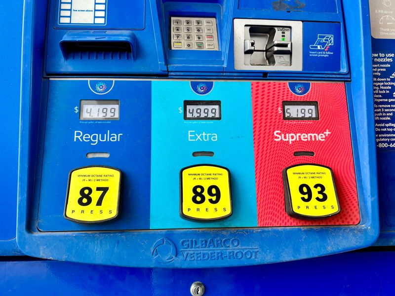 Regular unleaded gas was $4.19 at the Exxon station in Talleyville on April 30, 2026.