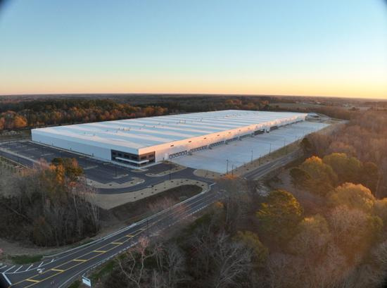 A rendering of a data center included in city documents.