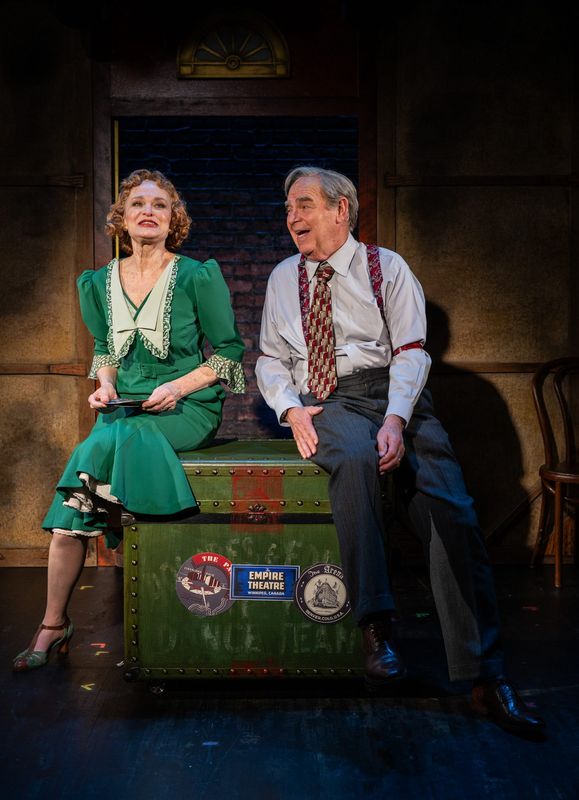 Tami Workentin and James Pickering perform in "George & Gracie: A Love Story," a world premiere production staged by Milwaukee Repertory Theater.