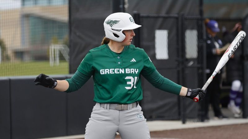 Former Bay Port standout Emma Krueger has enjoyed a breakout season for the UWGB softball team.