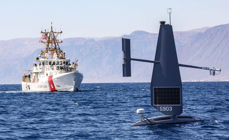 The U.S. Coast Guard’s Great Lakes District plans to deploy wind- and solar-powered autonomous sail drones on the Great Lakes.