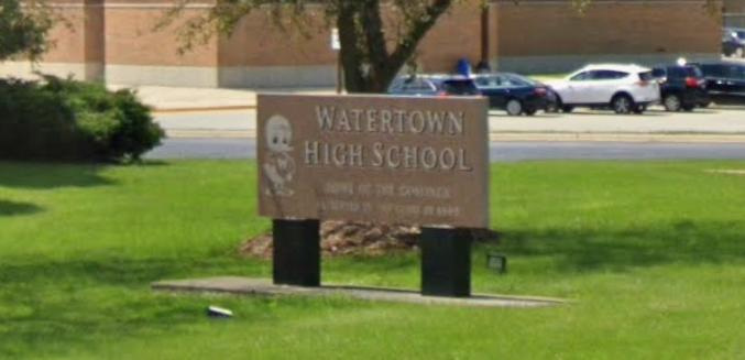 Watertown High School is shown here.