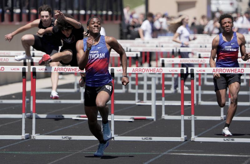 Wisconsin Lutheran's Niyer Clayborn is the defending state champion in the 110-meter hurdles.