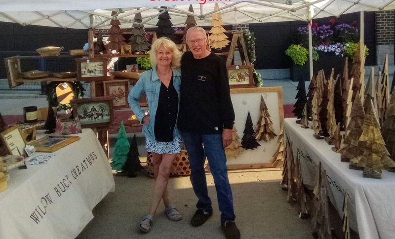 Irene and Randy Belongia, owners of Willow Buck Creations in Stiles, have turned a hobby into a successful business.