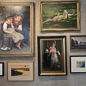 A display at Rahr-West Art Museum in Manitowoc.