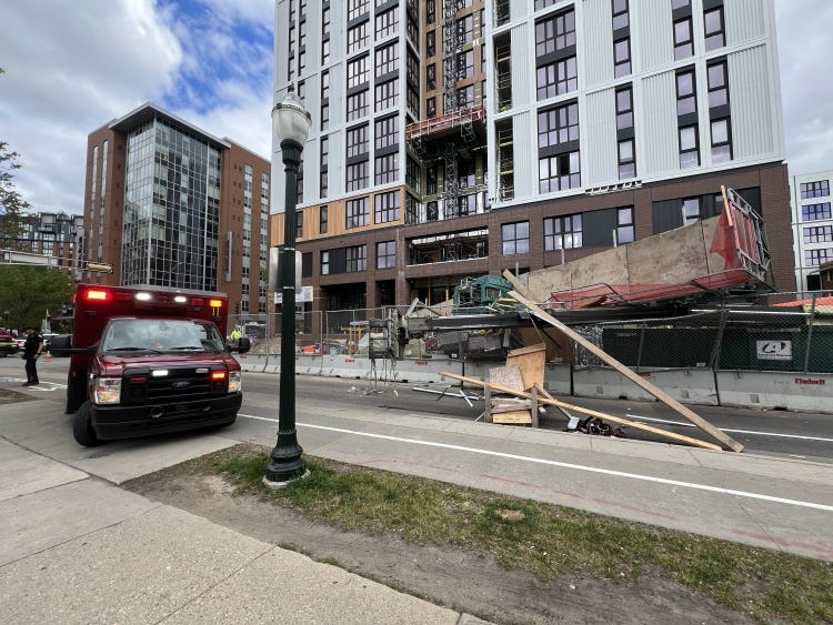 Emergency personnel on May 13, 2026 responded to a worker accident at a Findorff construction site in Madison. A worker fell 30 feet to the ground and suffered non-life threatening injuries, the city's fire department said.