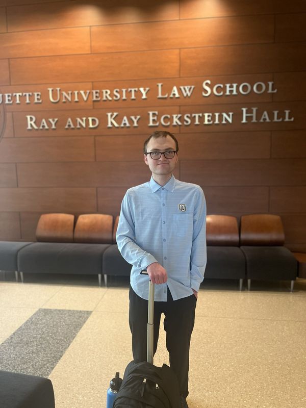 Anthony Sikorski will graduate from Marquette University Law School on May 16, 2026. At 21, he's the youngest graduate from the school in 75 years.